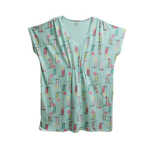 NWT HUE Women's Berrylicious Short Nightgown